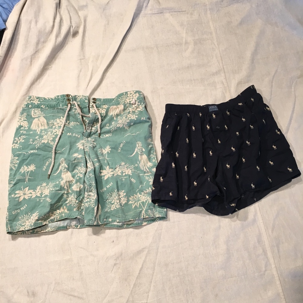 Polo Ralph Lauren swim trunks PLUS new boxers